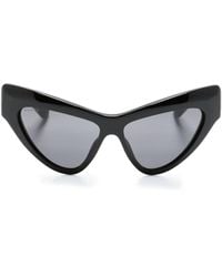 Gucci - Logo-lettering Cat-eye Sunglasses - Lyst