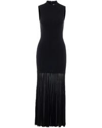 open lace back dress Michael Kors Women's Maxi Pleated Slip Dress, Black, XXS at Amazon Women's  Clothing store