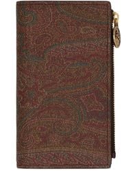 Etro - Paisley Zip Wallet - Lyst