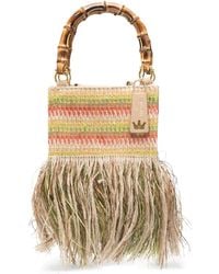 La Milanesa - Begonia Fringed Tote Bag - Lyst