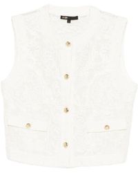 Maje - Buttoned Vest - Lyst