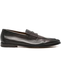 Doucal's - Penny Leather Loafers - Lyst