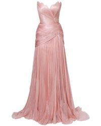 IRIS SERBAN - Marcas Strapless Maxi Dress - Lyst