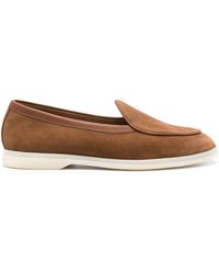 SCAROSSO - Livio Suede Loafers - Lyst