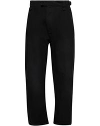 Balenciaga - Buckle-Fastening Drop-Crotch Trousers - Lyst