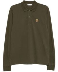 Bally - Embroidered-Logo Cotton Polo Shirt - Lyst