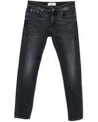 PT Torino - Faded-Effect Slim-Fit Jeans - Lyst