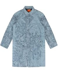 Who Decides War - Four Horsemen Printed Trench Coat - Lyst