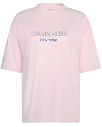 Calvin Klein - Sequin-Embellishment T-Shirt - Lyst