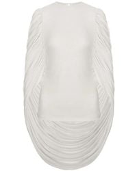 SEEN USERS - Angel Gedrapeerde Blouse - Lyst