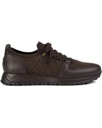 Doucal's - Lace-Up Leather Sneakers - Lyst