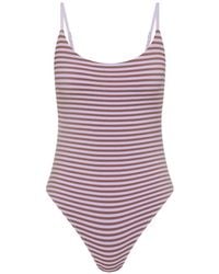 The Upside - Miami Flow Horizontal-Stripe Swimsuit - Lyst