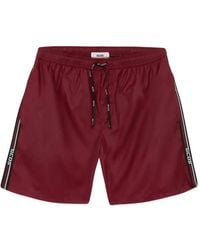 Gcds - Logo-Tape Short Swim Shorts - Lyst