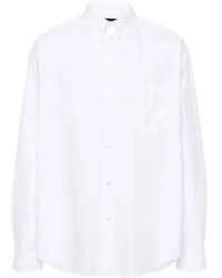 Balenciaga - Button-Down Collar Cotton Shirt - Lyst
