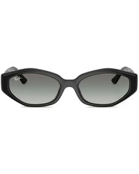 Ray-Ban - Geometric-Frame Sunglasses - Lyst