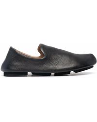 Marsèll - Toddone Grained-leather Slippers - Lyst