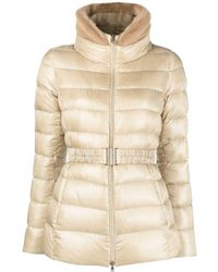 Herno - Claudia Belted Puffer Jacket - Lyst
