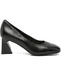 SERGIO MORETTI FIRENZE - Square-Toe Block-Heel Pumps - Lyst