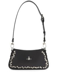 Vivienne Westwood - Tasha Studded Leather Shoulder Bag - Lyst
