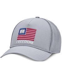 Under Armour - Freedom-Print Trucker Cap - Lyst