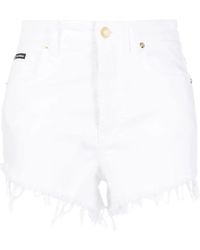 Dolce & Gabbana - フレイド ハイウエスト デニムショーツ - Lyst