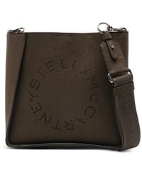 Stella McCartney - Eckige Umhängetasche Mit Logo - Lyst