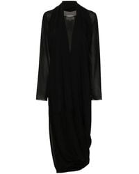 MM6 by Maison Martin Margiela - Robe Longue À Design Superposé - Lyst