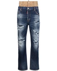 DSquared² - Twin Pack レイヤード ジーンズ - Lyst