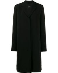 Theory Single-breasted Coat - Black