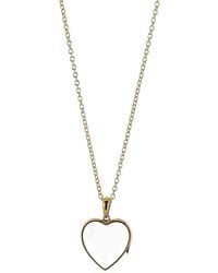 Loquet London - Heart Locket Necklace - Lyst
