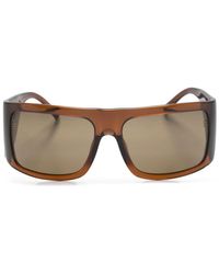 Linda Farrow - X The Attico Andre Oversize-Frame Sunglasses - Lyst