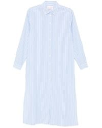 Mc2 Saint Barth - Adeline Striped Shirt Midi Dress - Lyst