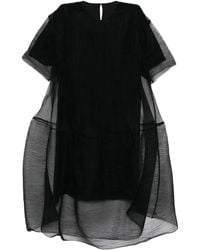 JNBY - Vestido acampanado de manga corta - Lyst