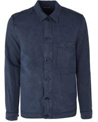120% Lino - Buttoned Giacca Jacket - Lyst