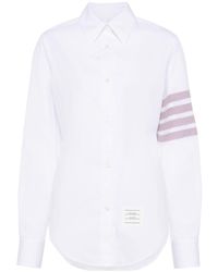 Thom Browne - 4-Bar cotton-poplin shirt - Lyst