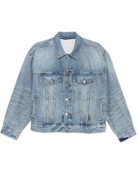 Alexander Wang - Logo Distressed Jacket - Lyst