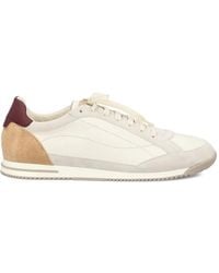 Brunello Cucinelli - Panelled Lace-Up Sneakers - Lyst