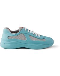 Prada - America's Cup Soft Rubber And Bike Fabric Sneakers - Lyst