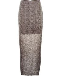 ROTATE BIRGER CHRISTENSEN - Beaded Maxi Skirt - Lyst
