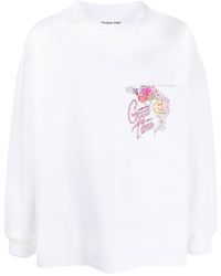 Martine Rose - Camiseta con logo estampado y manga larga - Lyst