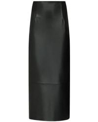 Loulou de Saison - Inga Leather Maxi Skirt - Lyst
