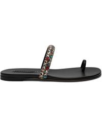 Casadei - Vegas Beaded Sandals - Lyst
