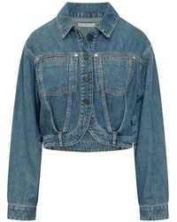 IRO - Veste En Jean Jaky À Empiècements - Lyst