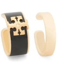 Tory Burch Kira エナメルイヤーカフ 2点セット ナチュラル | Lyst