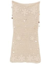 Asta Resort - Charlotte Crochet Maxi Skirt - Lyst