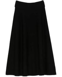 Le Petite Pulle - Ribbed-Knit Midi Skirt - Lyst