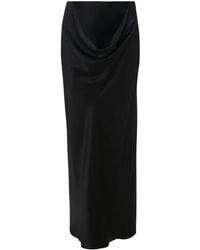 JW Anderson - Draped Silk Maxi Skirt - Lyst