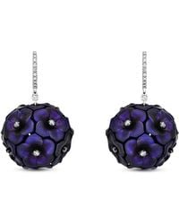 SABOO FINE JEWELS - Diamond Flower Earrings - Lyst