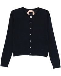 N°21 - Crystal-Embellished Cardigan - Lyst