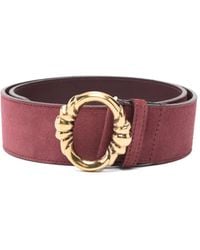 Etro - Suede Belt - Lyst